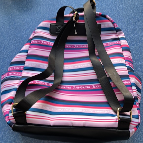 ?JUICY COUTURE HEART STRIPE SQUAD BACKPACK NWOT main image 6